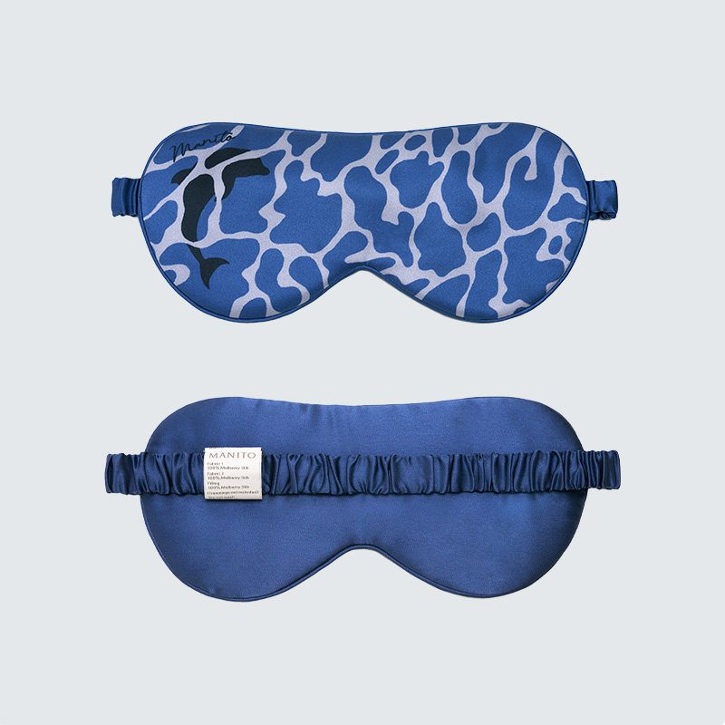 Mulberry Silk Mens Sleep Mask | Ocean Series