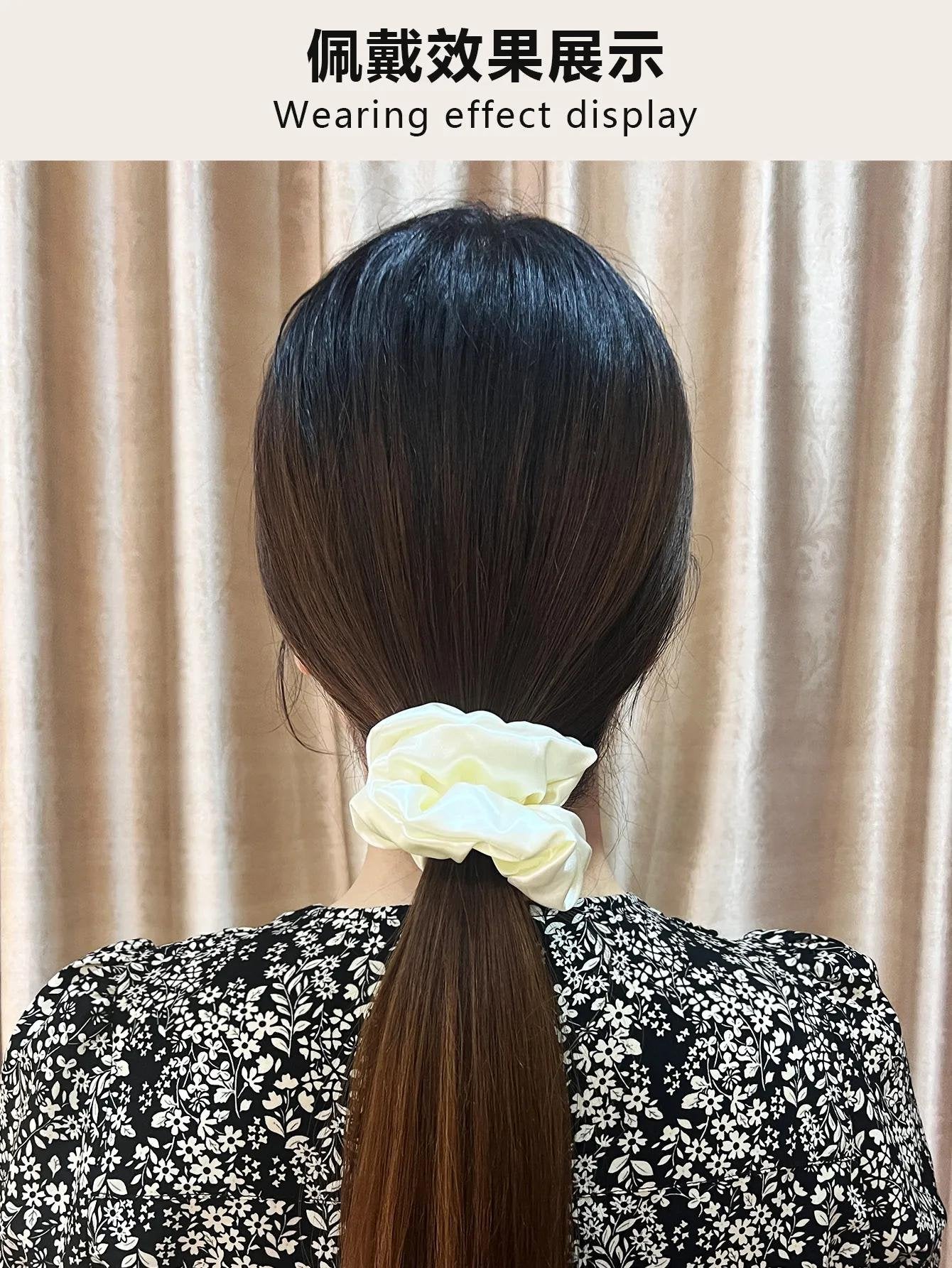 Silk Hair Tie Set | 6-Piece Combo